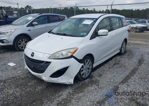 2014 Mazda Mazda5 Touring из США, поврежденный, VIN JM1CW2CL3E0165240